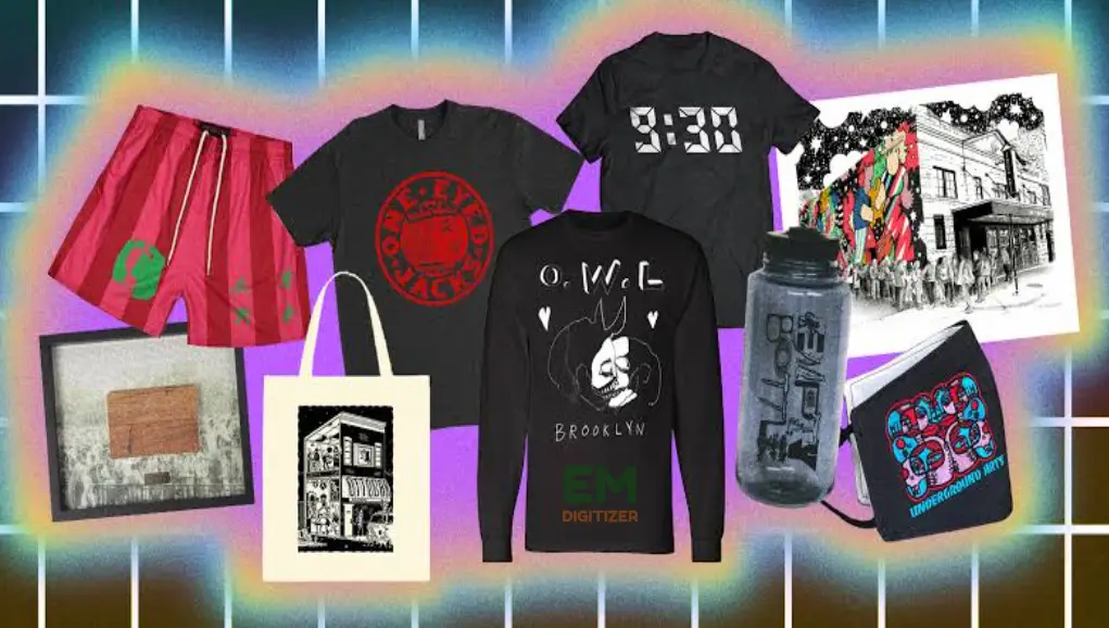 Merchandise personalizzato della band