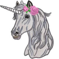 logotipo de caballo unicornio