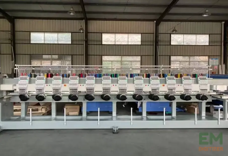 12 Head Embroidery Machines