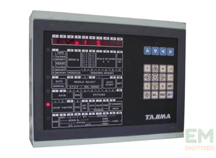Directrices sobre cómo restablecer la máquina de bordar Tajima