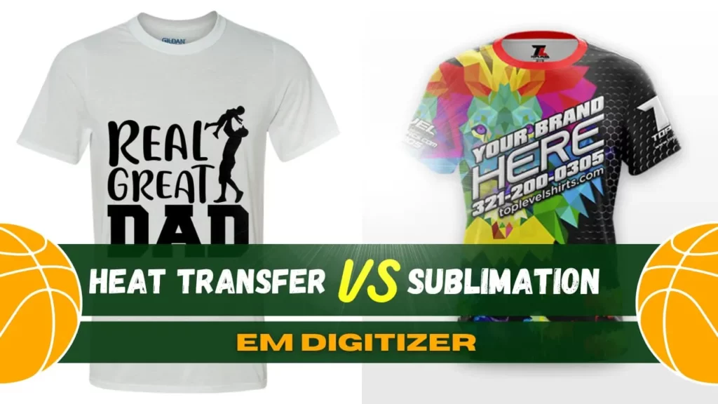 Heat transfer vs sublimation t-shirt printing