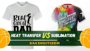 Heat transfer vs sublimation t-shirt printing