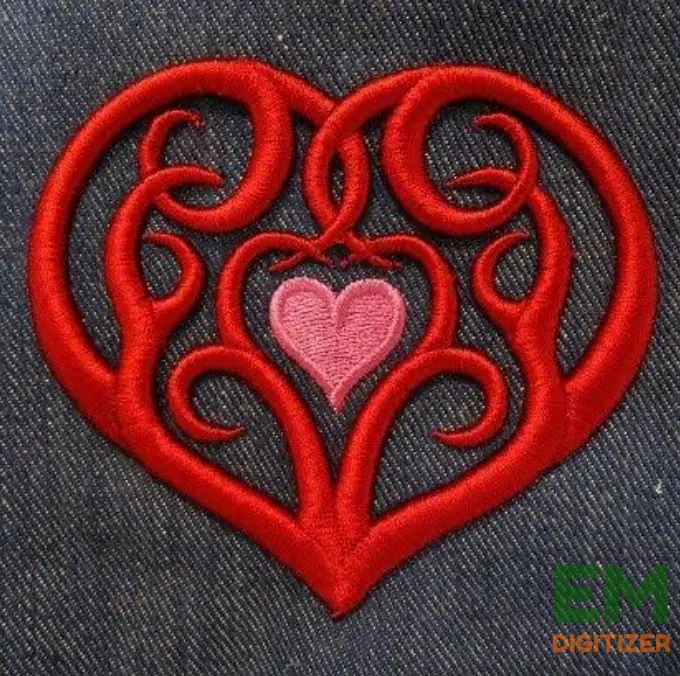 A Tutorial On How To Embroider A Heart: