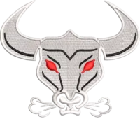 Angry Bull with Red Eyes
