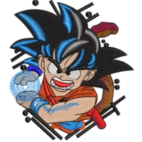 Goku lance Kamehameha Dragon Ball