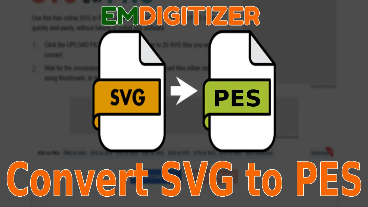 كيفية تحويل SVG إلى PES - البرنامج التعليمي الكامل