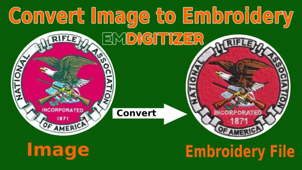 How to convert an image to embroidery file
