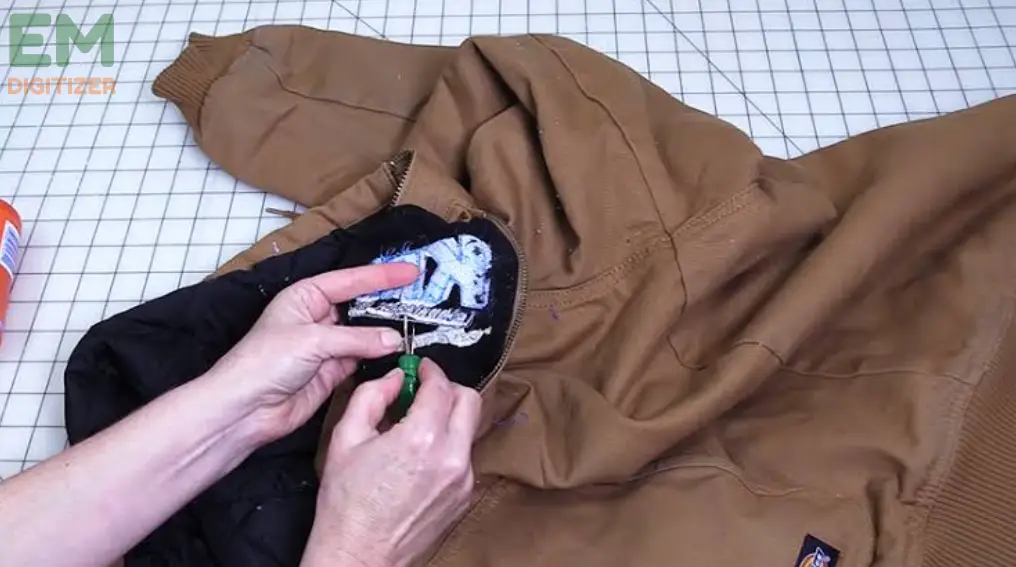 Remove Embroidery From Shirt Using Heat And Peel Technique