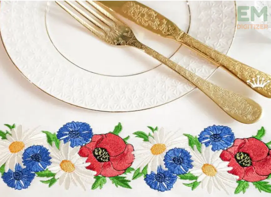 Embroidered Tableware