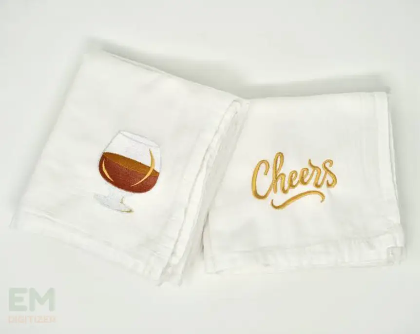 Make Kitchen Towels To Embroider