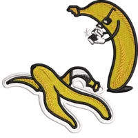 Banana crime scene