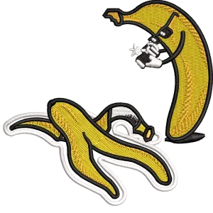 Escena del crimen del plátano