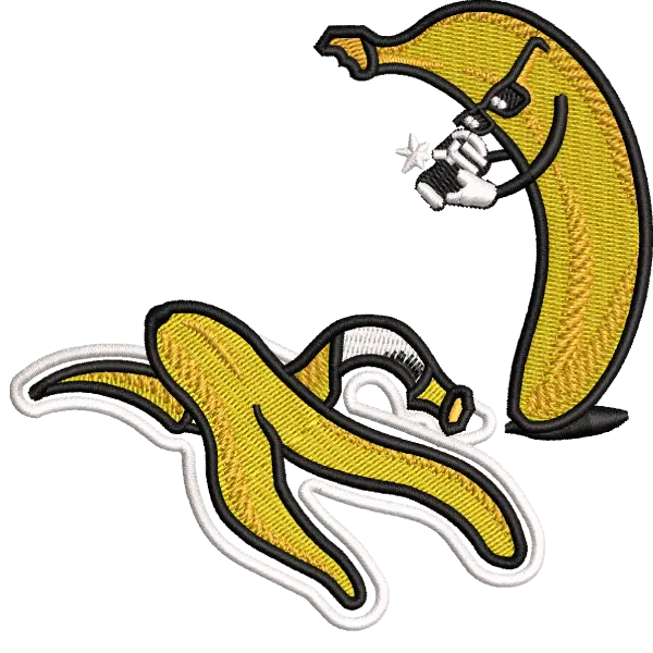 Scène de crime de banane