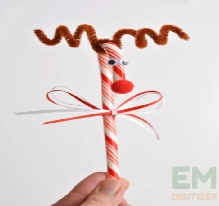 Candy Cane Reindeer