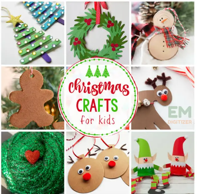 Top 10 Best Christmas Craft Ideas For Kids » EMDIGITIZER