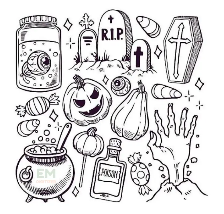 Идеи рисунков на Хэллоуин
