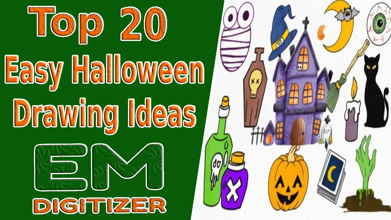 20 простых идей рисования на Хэллоуин