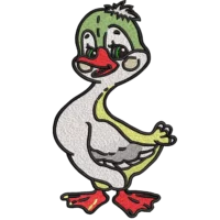 Canard de dessin animé mignon
