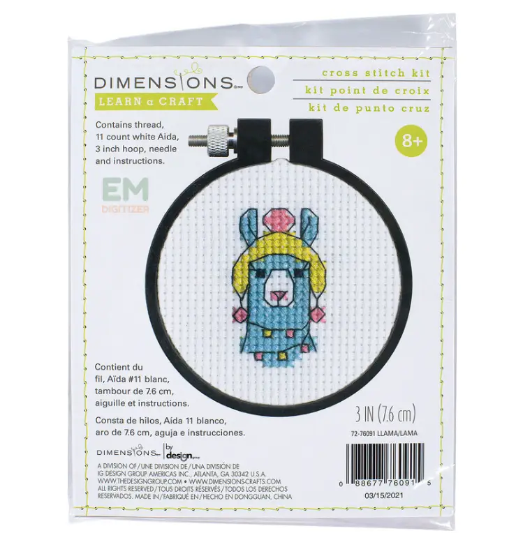 Dimensions Learn-A-Craft Counted Cross-Stitch Kit