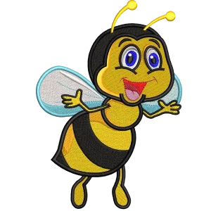 Медовая летающая пчела