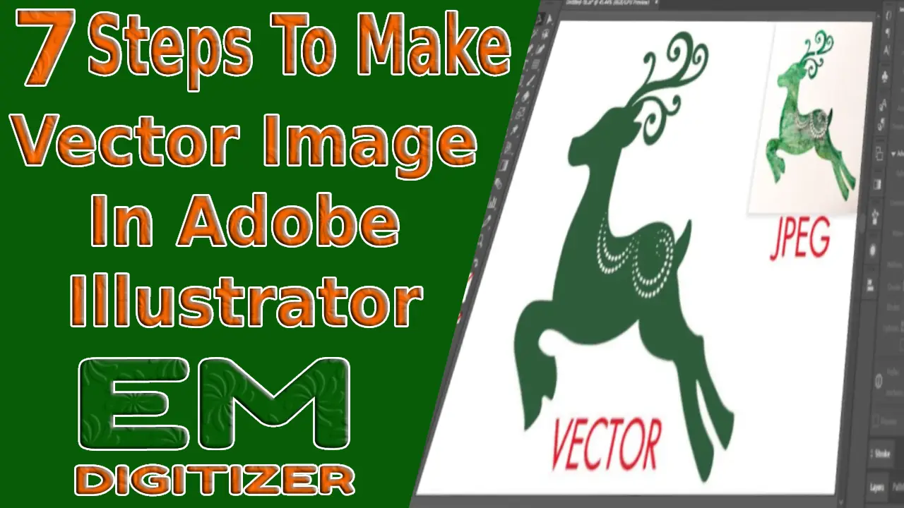 خطوات عمل صورة متجهة في Adobe Illustrator