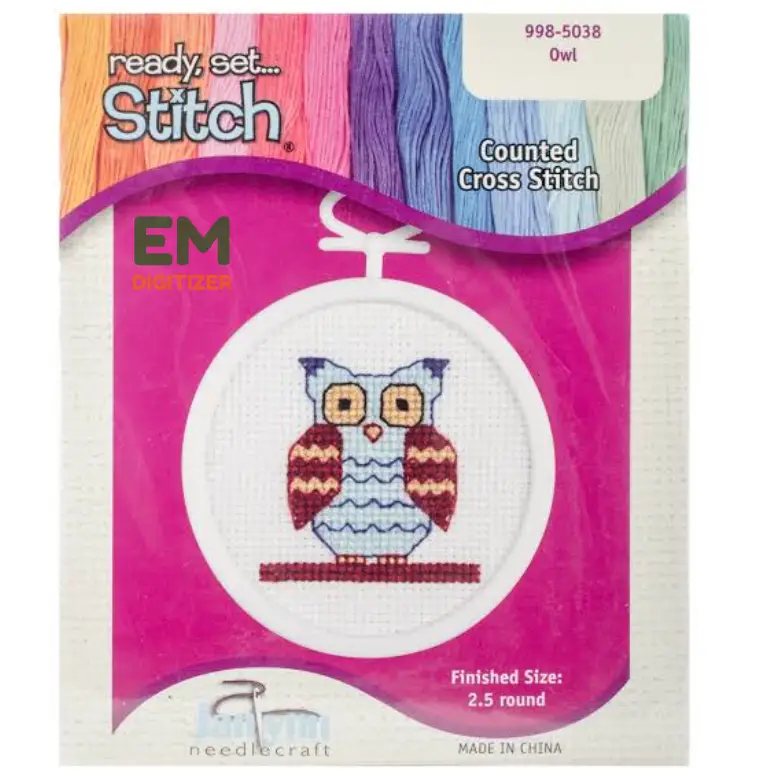 The Janlynn Cross Stitch Kit - Owl
