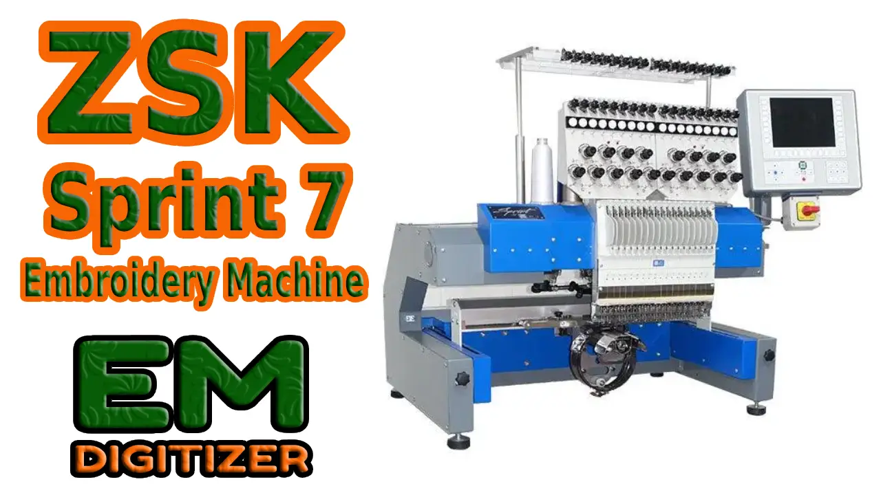 ZSK Sprint 7 Embroidery Machine - Complete Review