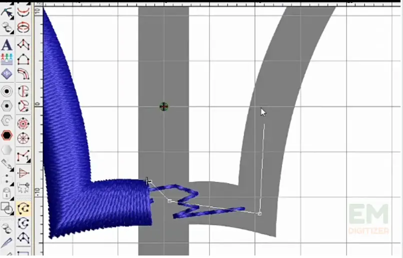 Create run stitch