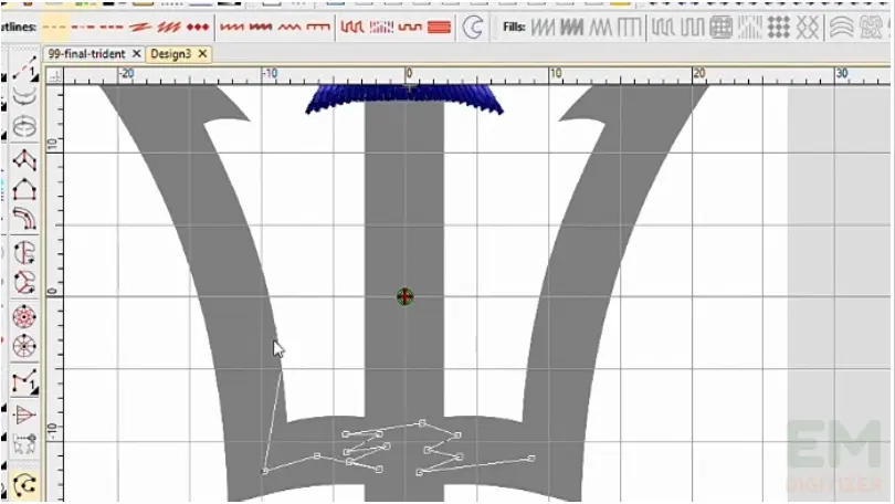Create walking stitches
