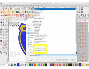 EMB file to PES