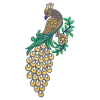 Peacock Embroidery Design