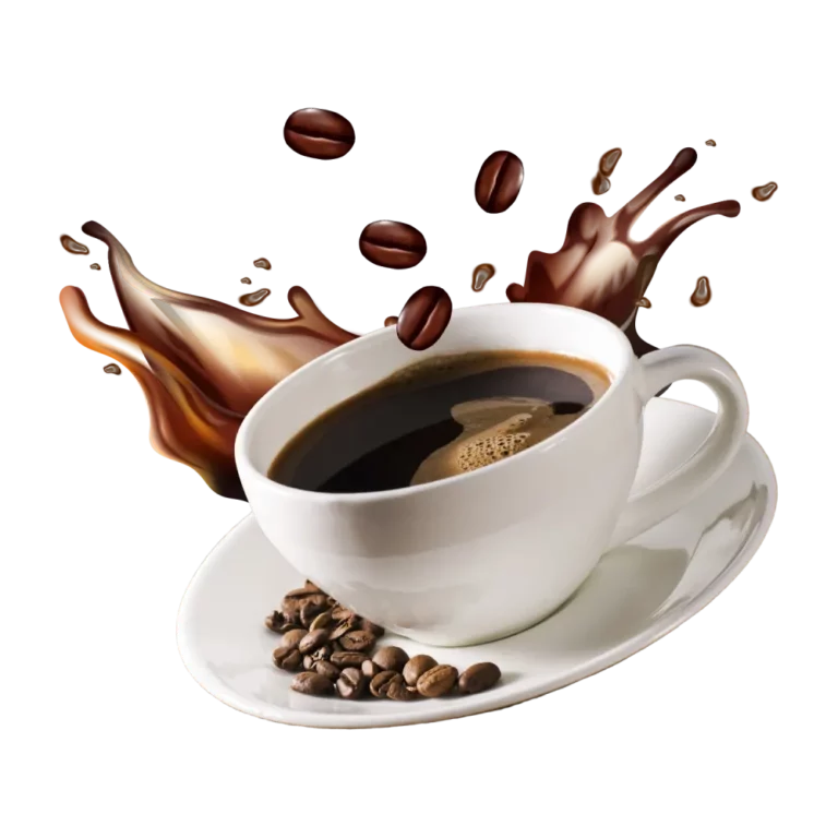 Graphic Design Services 6 flying cup of coffee