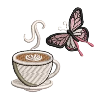 Coffee Cup Butterfly