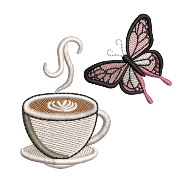 Coffee Cup Butterfly
