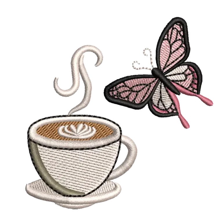 Coffee Cup Butterfly