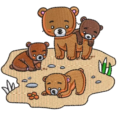 cuatro osos