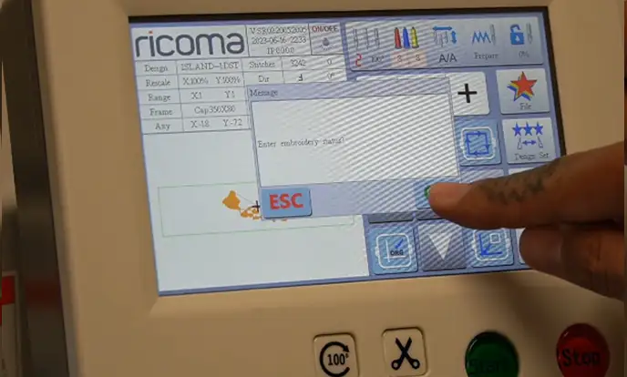 Cap embroidery Select Stiches 2