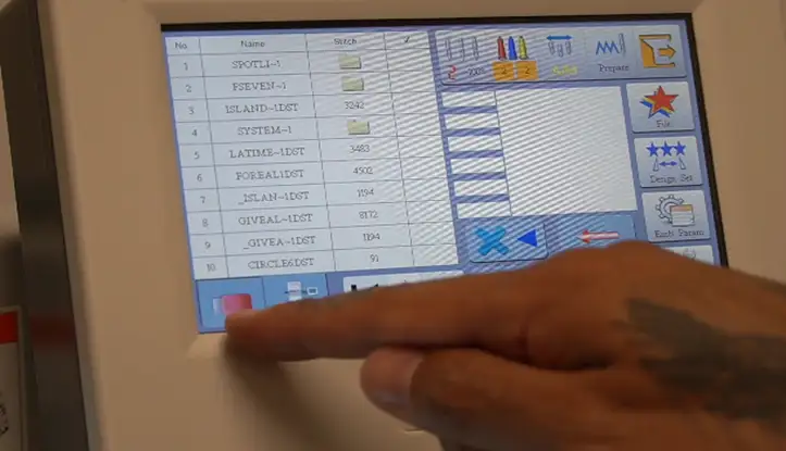 Cap embroidery Setup file