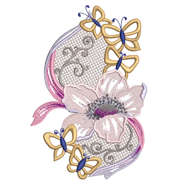 Flower and Butterfly
