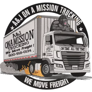 On a Mission trucking logo