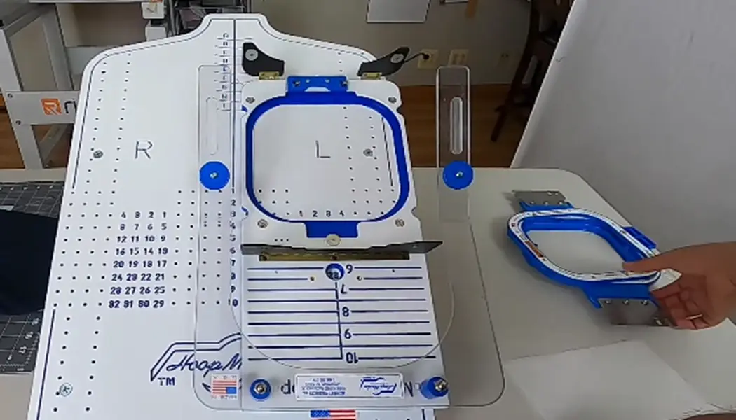 Set up the hoop