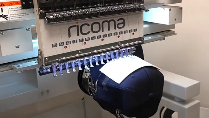 Take the frame into the machine 2
