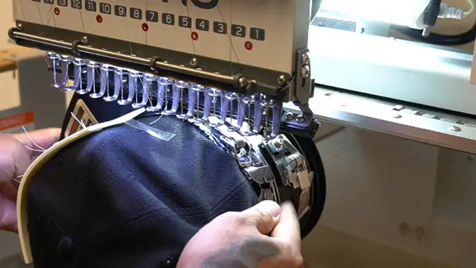 Take the frame into the machine 5