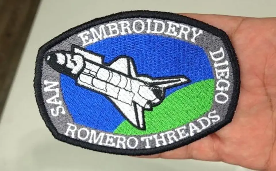 badge is ready to stitch on the actual garment