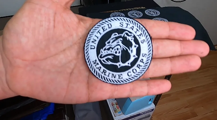 cut patches into shape
