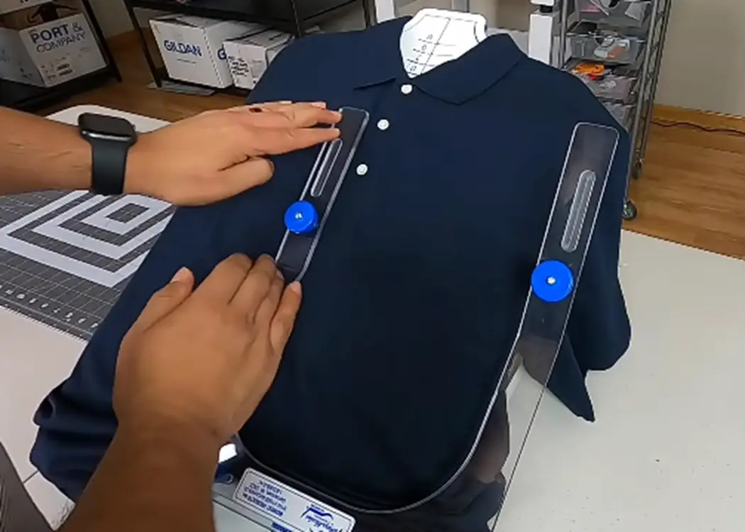 front of the collar and push it 