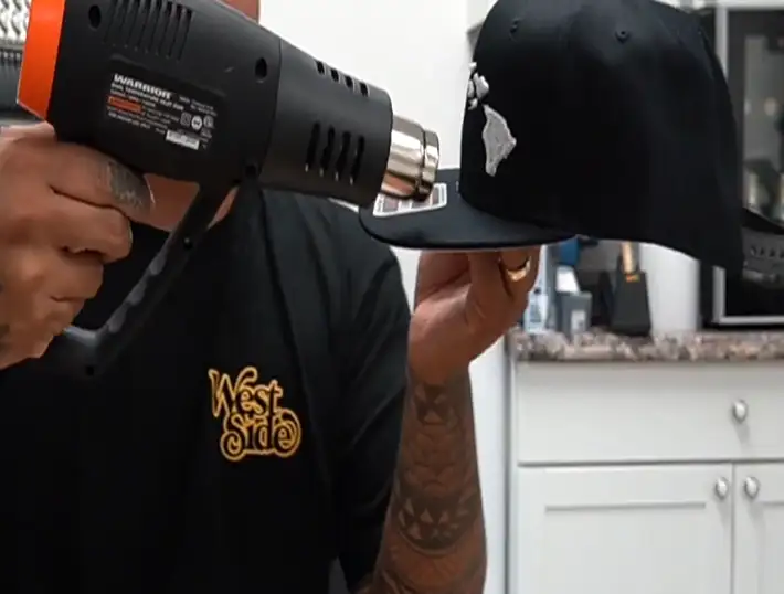 take a heat gun that helps to secure all the threads and shrink