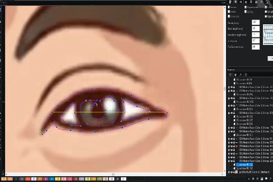 Digitize the eye's lens 3