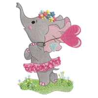 Elephant Baby Girl