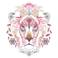 Floral Lion